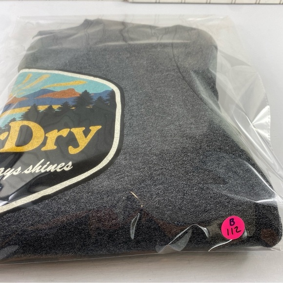 SuperDry Men's Gray Travel Postcard Graphic Crewneck Sweatshirt Sz M - Picture 11 of 11